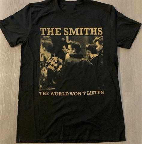 The Smiths The World World Won T Listed Etsy The Smiths T Shirt