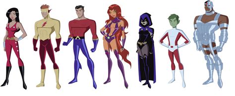 Dcau Classic Titans By Amtmodollas On Deviantart