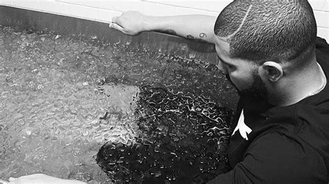 Drake Needs An Entire Ice Tub To Rehab His Injured Ankle