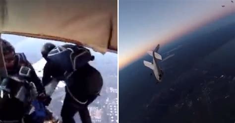 Planes Collide Mid Air Skydivers Survive Crash In Viral Video