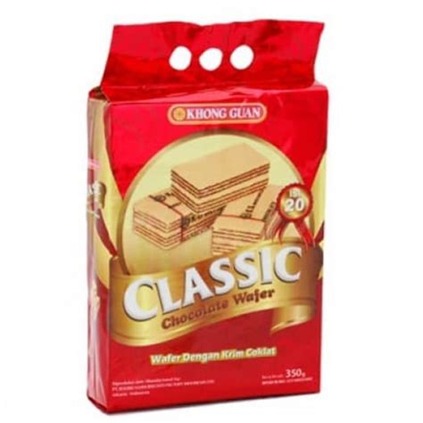 Jual Khong Guan Kong Guan Classic Wafer Chocolate Gram Gram