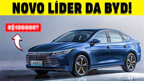 BYD IMPRESSIONA NOVAMENTE NOVO SEDAN MÉDIO DA CHINESA VAI SER MAIS