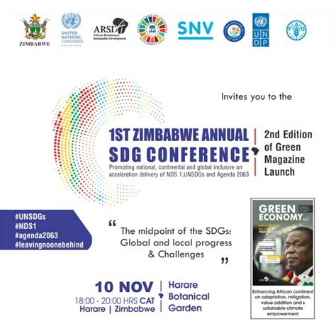 Zimbabwe To Host Sdgs Conference With Vision 2030 Under The Spotlight Zw Best