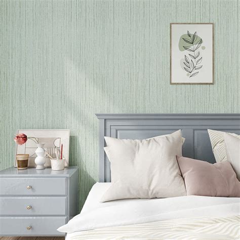 Light Green Grasscloth Wallpaper Veelike