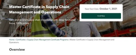 9 Best Supply Chain Management Courses Online The Career Project