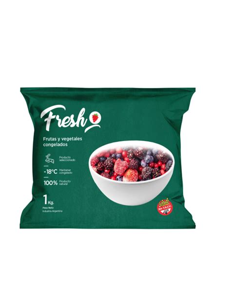 Mix De Frutos Rojos Congelados Con Frutillas Iqf