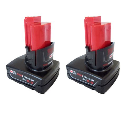 I Tools Milwaukee 48 11 2460 M12 6ah Battery 2 Pack