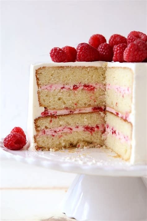 White Chocolate Raspberry Cake Raspberry