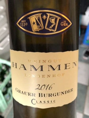 Hammen Lindenhof Rivaner Classic Vivino Canada