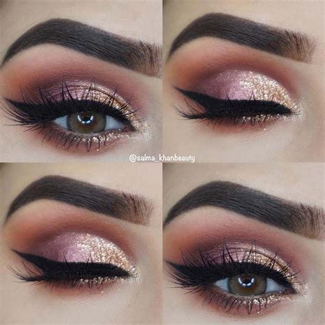 43 Glitzy NYE Makeup Ideas StayGlam Silver Eye Makeup Gold Eye