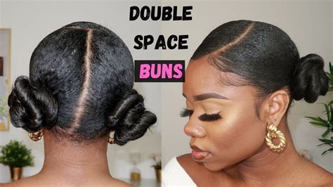 18+ Best 2 Bun Hairstyles For Black Hair