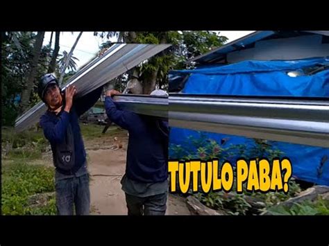 Pagbili Ng Yero Para Sa Bobong Ng Bahay Kapogz Tv Youtube