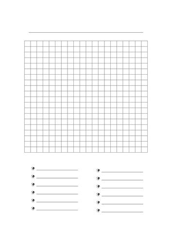 Editable Word Search Template Printable Printable Templates