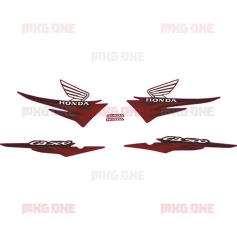 Honda CB 500 2001 Decals Set MXG ONE Best Moto Decals