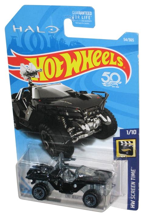 Halo Oni Warthog 2017 Hot Wheels HW Screen Time 1 10 Black Toy Car 54 365 Minor Shelf Wear