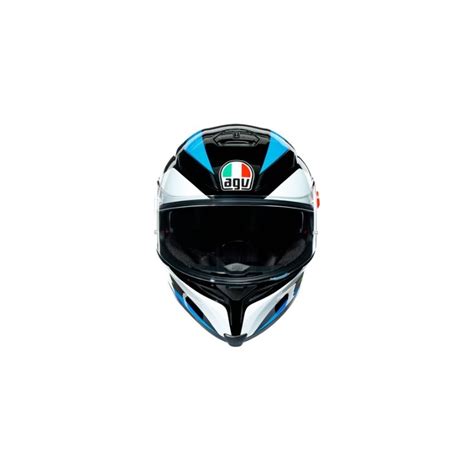 Casco AGV Integral K5 S Multi Core Black Cyan Yellow Fluor Motoscerpa