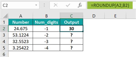 ROUNDUP Formula In Excel Function Examples How To Use