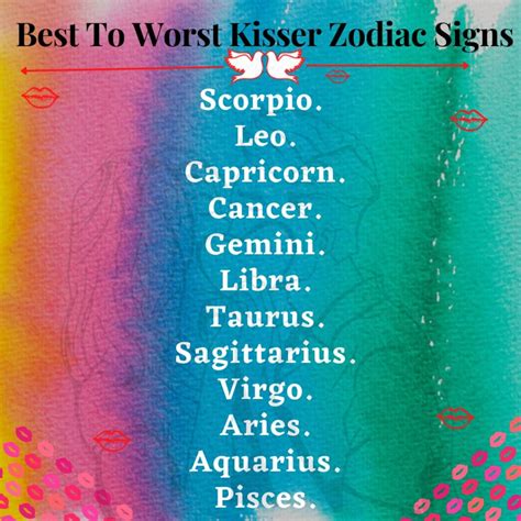 Top 10 Best Kisser Zodiac Signs Who Tempt Easily Progrowinlife