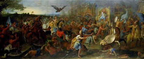 世界のタグ名画 Charles Le Brun La bataille d Arbelles vers 1669 Paris