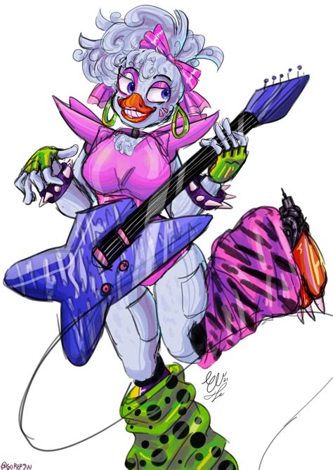 Glamrock Chicccafanart Fnaf Amino Espa Ol Amino