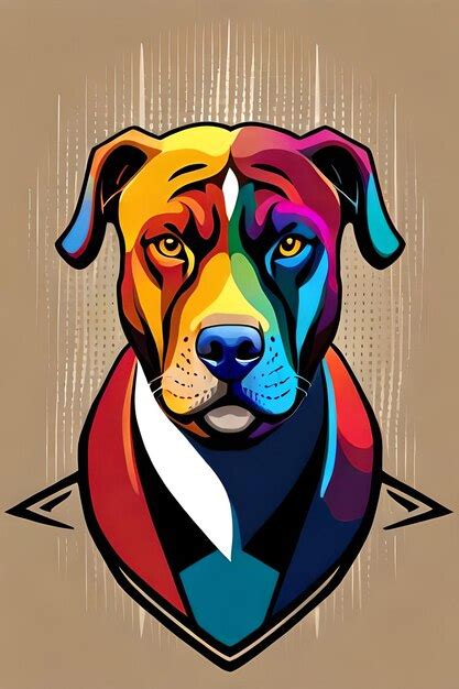 Premium Photo Pitbull Dog T Shirt Design