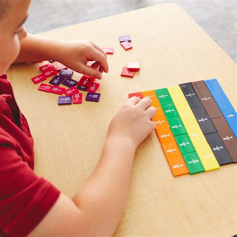 Fraction Tiles with Tray: Numbered - 30 Sets - Math Manipulatives, Supplies & Resources | EAI ...