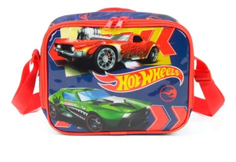 Lancheira T Rmica Escolar Hot Wheels Vermelha Luxcel Parcelamento Sem Juros