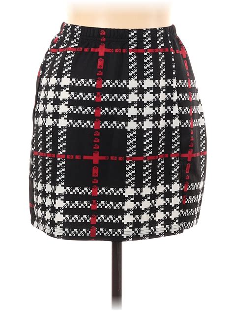 Shein Houndstooth Argyle Checkered Gingham Grid Plaid Tweed Fair Isle