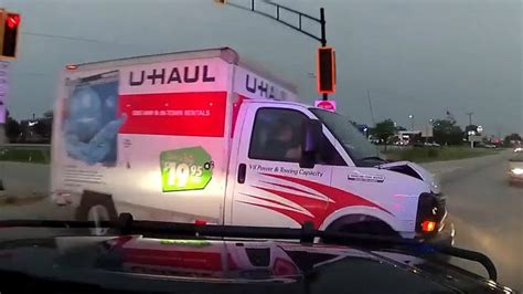 Dashcam Shows Dramatic Police Chase With U Haul Getaway Truck