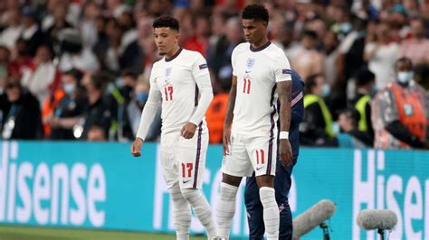 Bukayo Saka Jadon Sancho Marcus Rashford Racist Abuse After Euro