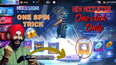 Free Fire Moco Store New Event New Lobby Entry Animation Moco One Spin Trick Freefire