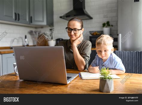 Business Mom Works Image And Photo Free Trial Bigstock