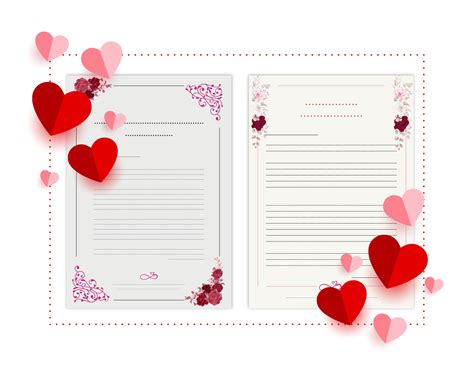 Printable Love Letter Template