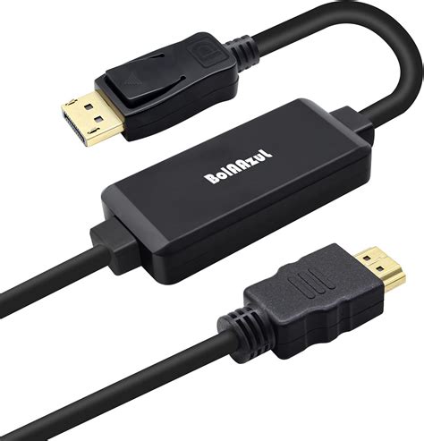 Atolla Adaptador DisplayPort A HDMI 4K DisplayPort Macho A HDMI Hembra