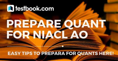 Prepare Quant For Niacl Ao Examination Click To Check In Detail