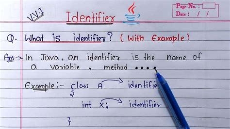 Identifiers In Java Hindi Learn Coding YouTube