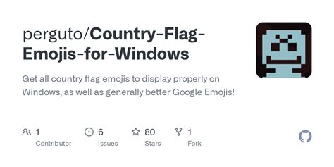 GitHub - perguto/Country-Flag-Emojis-for-Windows: Get all country flag ...