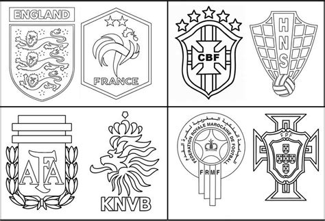 Раскраски футбол Чемпионат Мира 2022 года Катар распечатать бесплатно