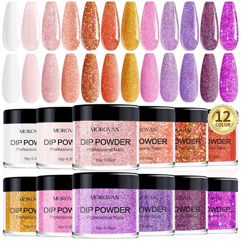 Amazon Morovan Dip Powder Nail Kit Colors Dip Powder Nail Set