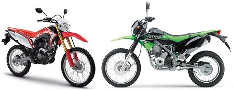 Komparasi Honda Crf L Vs Kawasaki Klx Bf Sudah Jelas Motogokil