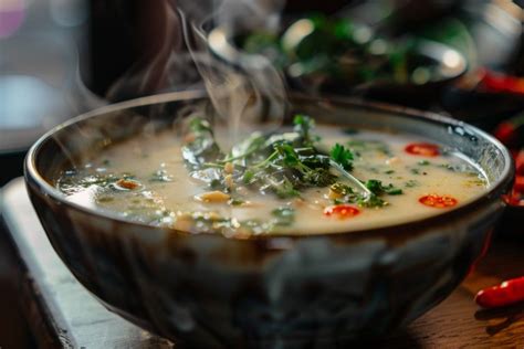 Tom Kha Gai Recette De Soupe De Poulet Au Lait De Coco Et Galanga