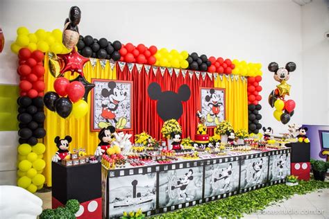 Festa Do Mickey 100 Ideias Lindas E Inspirador