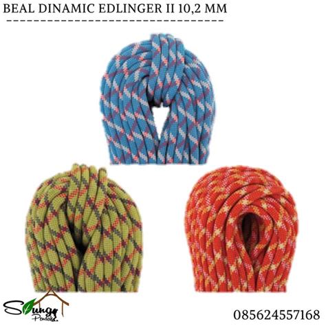 Jual Tali Karmantel Dinamis Beal Edlinger Ii Mm Per M Original