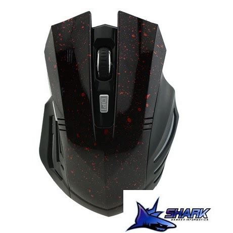 Mouse Gamer Ptico Sem Fio Vermelho Usb Ghz Dpi Shopee Brasil