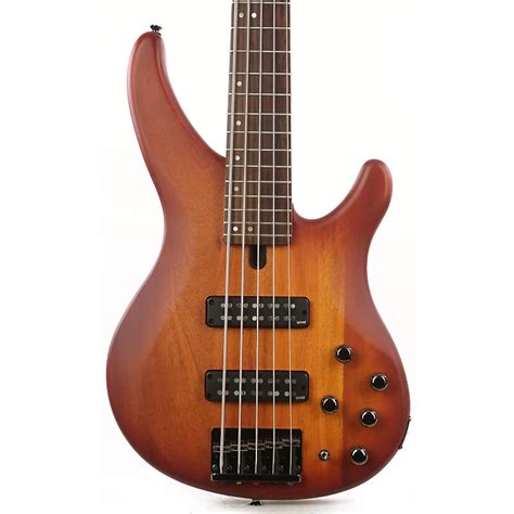 Yamaha TRBX505 5 String Electric Bass Brick Burst Reverb