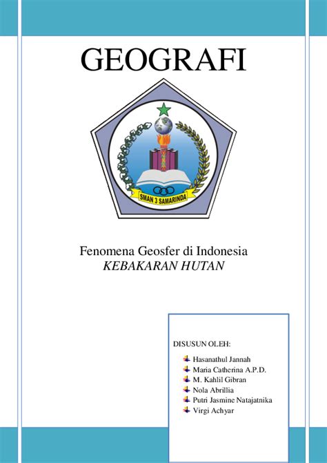 (DOC) Fenomena Geosfer di Indonesia "Kebakaran Hutan" : Geografi