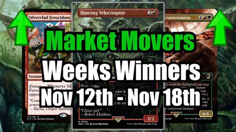 Mtg Movers Of The Week Nov Th Nov Th Lost Caverns Of Ixalan