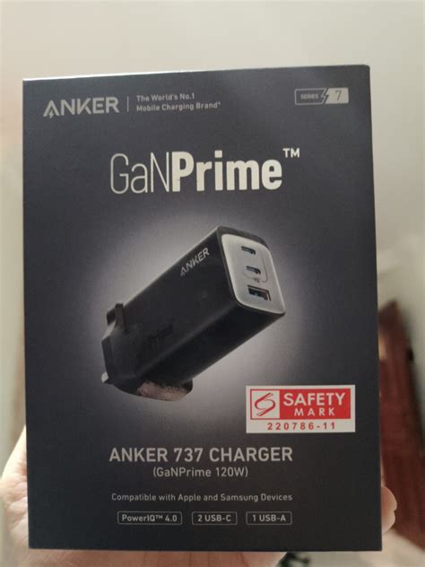 ANKER 737 Charger GaNPrime 120W, Computers & Tech, Parts & Accessories ...