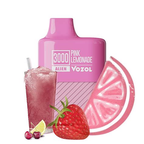 Vozol Disposable 3000 Puff Pink Lemonade Beta Vape