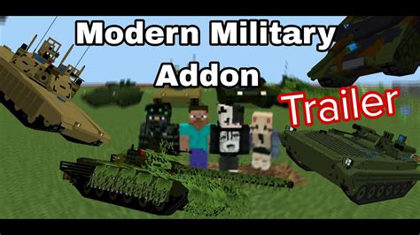 Modern War Addon Short Trailer Minecraft Bedrock Youtube